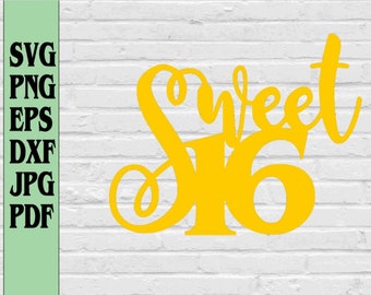 Free Free 224 Sweet Sixteen In Quarantine Svg SVG PNG EPS DXF File