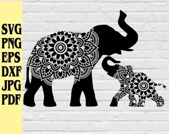 Free Free 214 Simple Mandala Elephant Svg SVG PNG EPS DXF File