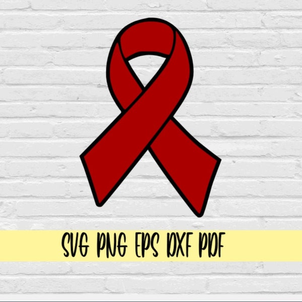 Burgundy ribbon sickle cell anemia awareness svg png eps dxf pdf/ribbon clip art svg/burgundy ribbon svg png clip art/sickle cell anemia svg