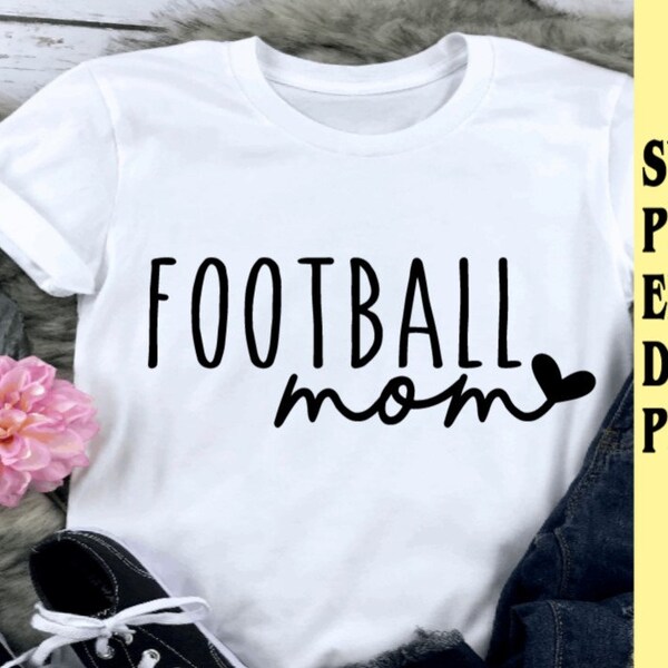 Football Mom svg png eps dxf pdf/Football Svg/football mom with heart svg/Mom Life Svg/Football Mama Svg/Football Mom Shirt/Football Mom Png