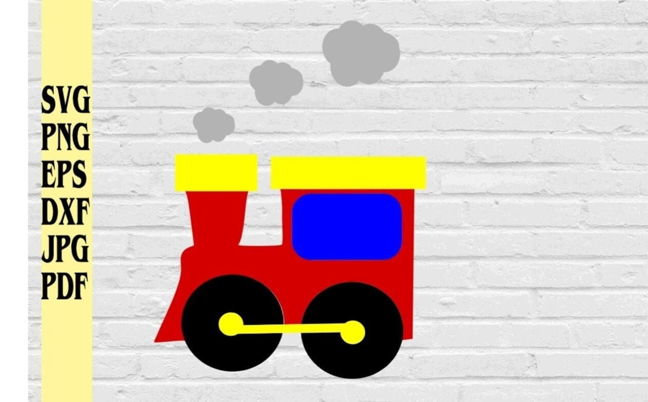 Red Train Engine Clip Art
