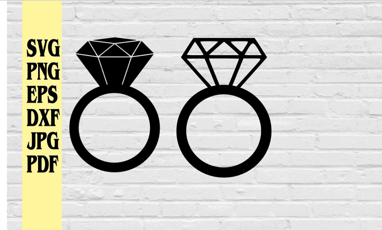 Free Free 287 Silhouette Wedding Ring Svg SVG PNG EPS DXF File