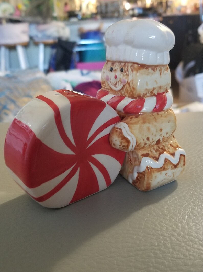 Cute Gingermint Cracker Barrel Salt and Pepper Shakers Etsy