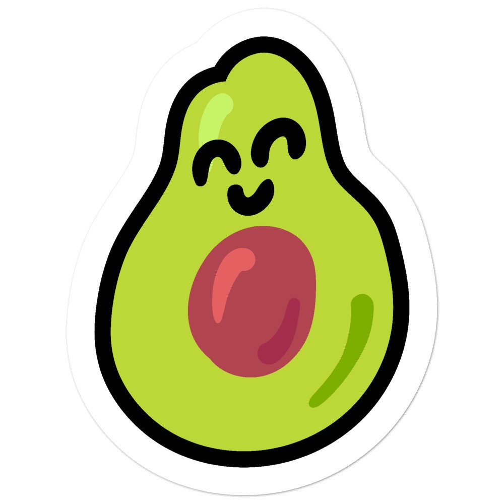 Cute Kawaii Fruit Vinyl Stickers Laptop Stickers Aesthetic Etsy