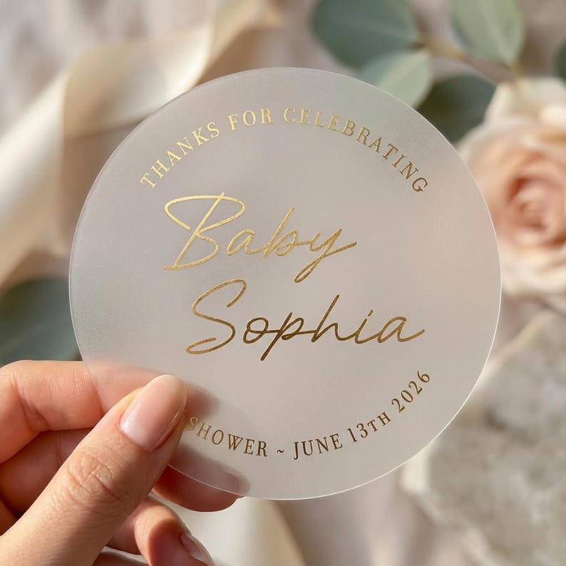Baby Shower Thank You Stickers | Personalized Favor Labels for Boy or ...