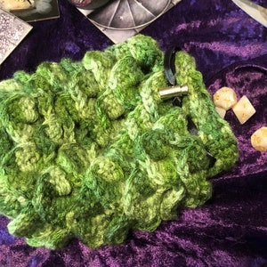 Große Drachen Skala Würfel Tasche- mit Würfeln