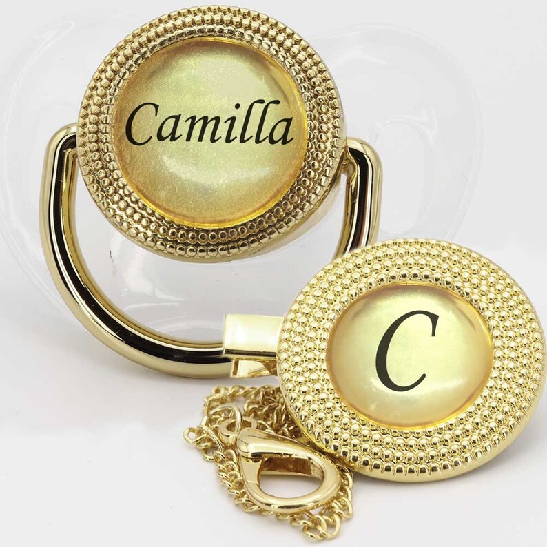 Gold Custom Pacifier With Personalized Baby's Name Gift Etsy