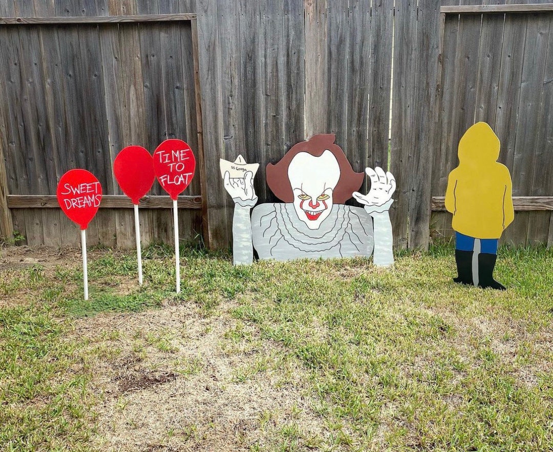 Pennywise Halloween Yard Art Etsy