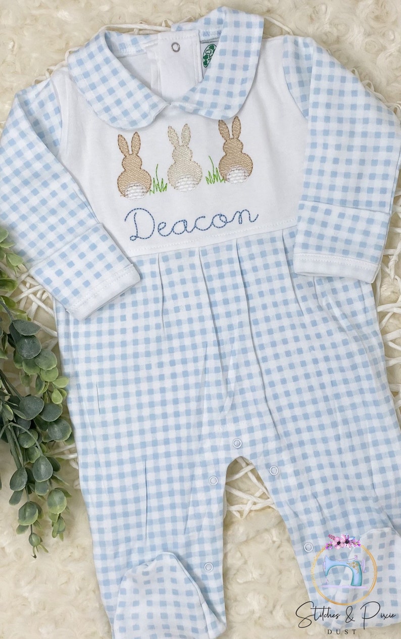 Baby Boy First Easter Outfit/monogrammed Personalized - Etsy