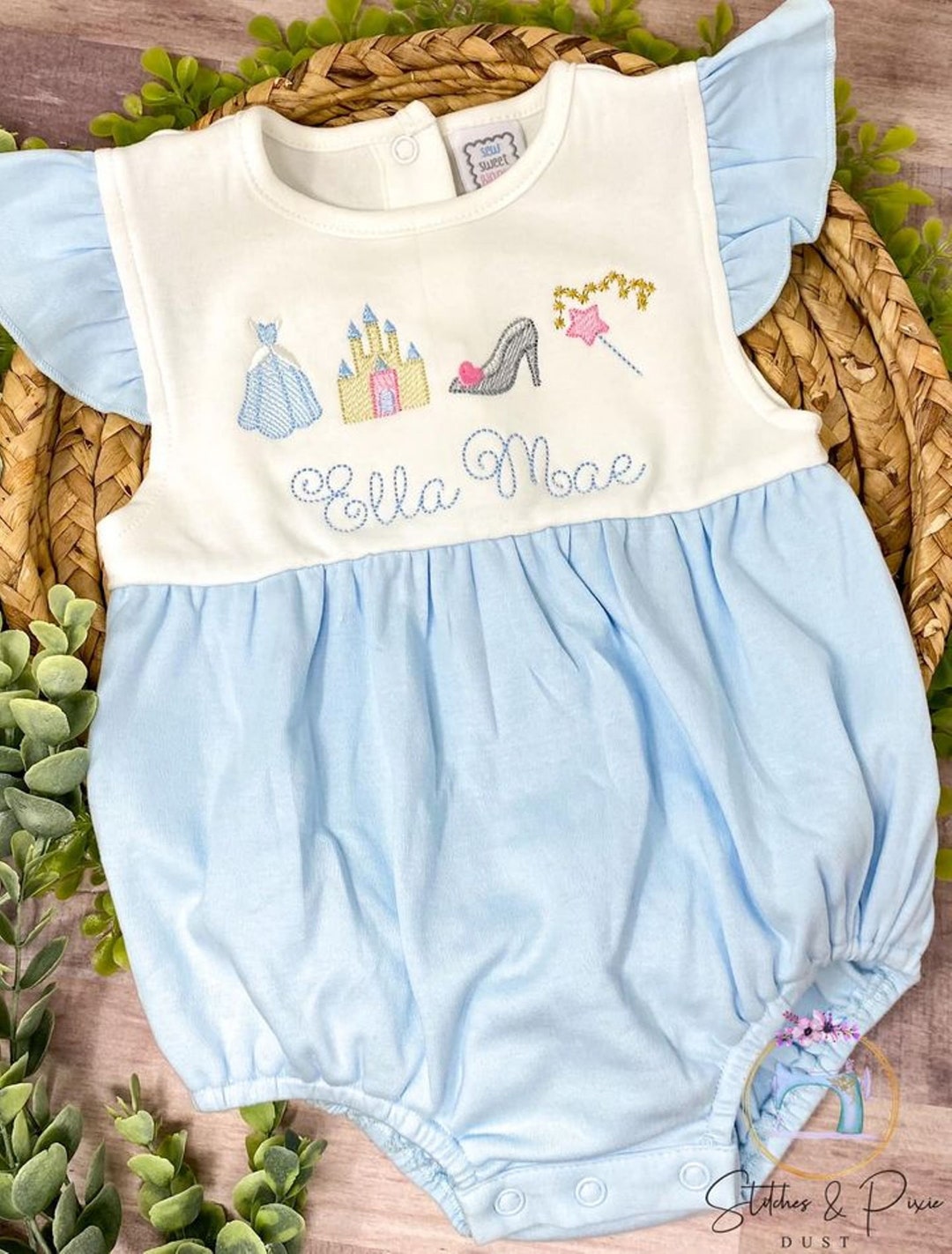 Girls Princess Toddler Angel Sleeve Bubble Romper/girls Dress/vacation ...