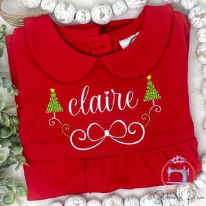 white christmas dresses Christmas Red Plaid Dress 3T main image 1