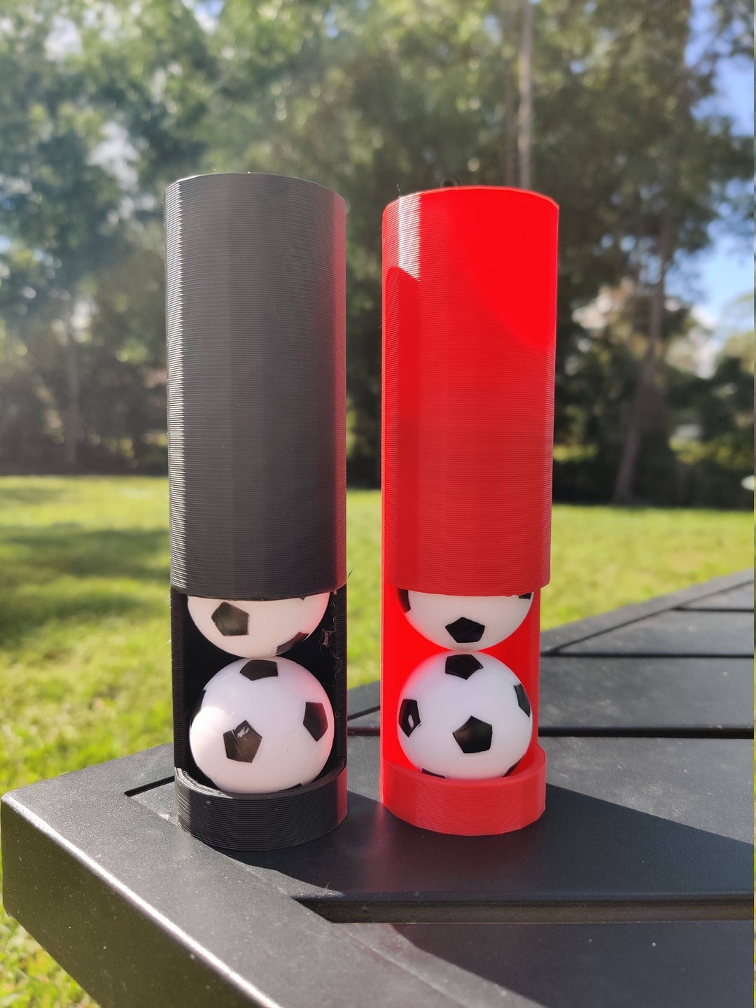 Foosball Ball Dispenser, 36mm Balls, Multiple Colors, Wall Mounting