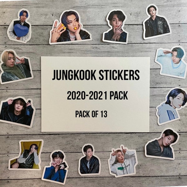 Jungkook Stickers - Etsy
