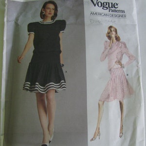 Vogue Pattern 2066 Designer Dress