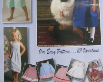 Easy & Elegant Baby and Girl's Smocking and Sewing Dress Patterns, 101 Variations, Uncut