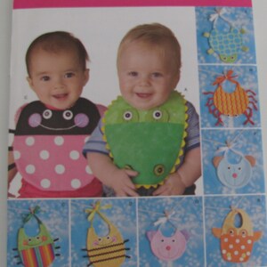 Bavaglini per neonati e bambini piccoli Simplicity 2468; non tagliati