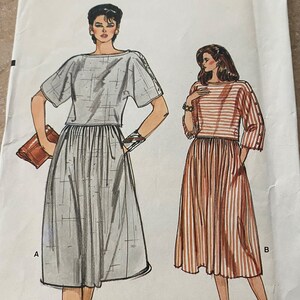Vogue 8639 Misses&#39; Top and Skirt; Uncut