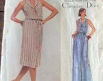 Vogue Paris Original Pattern 1648 by Christian Dior for Misses&#39; Dress
