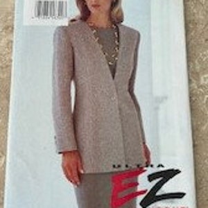 Vogue Utlra EZ Pattern 8899 for Misses&#39; Jacket and Dress; Uncut