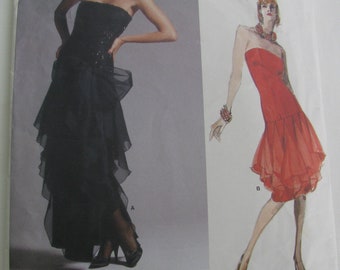 Vogue Pattern 1701 Designer Dress
