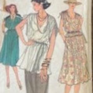 Vogue Very Easy Pattern 7050 for Misses&#39; Dress, Tunic, Top and Skirt