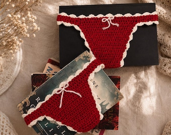 Crochet Panty Thong Bookmark