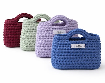 Handgemachte grobstrick Häkeltasche