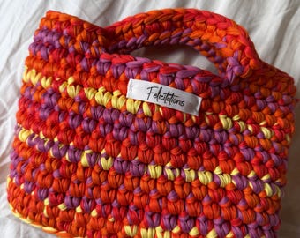 Handgemachte grobstrick Häkeltasche
