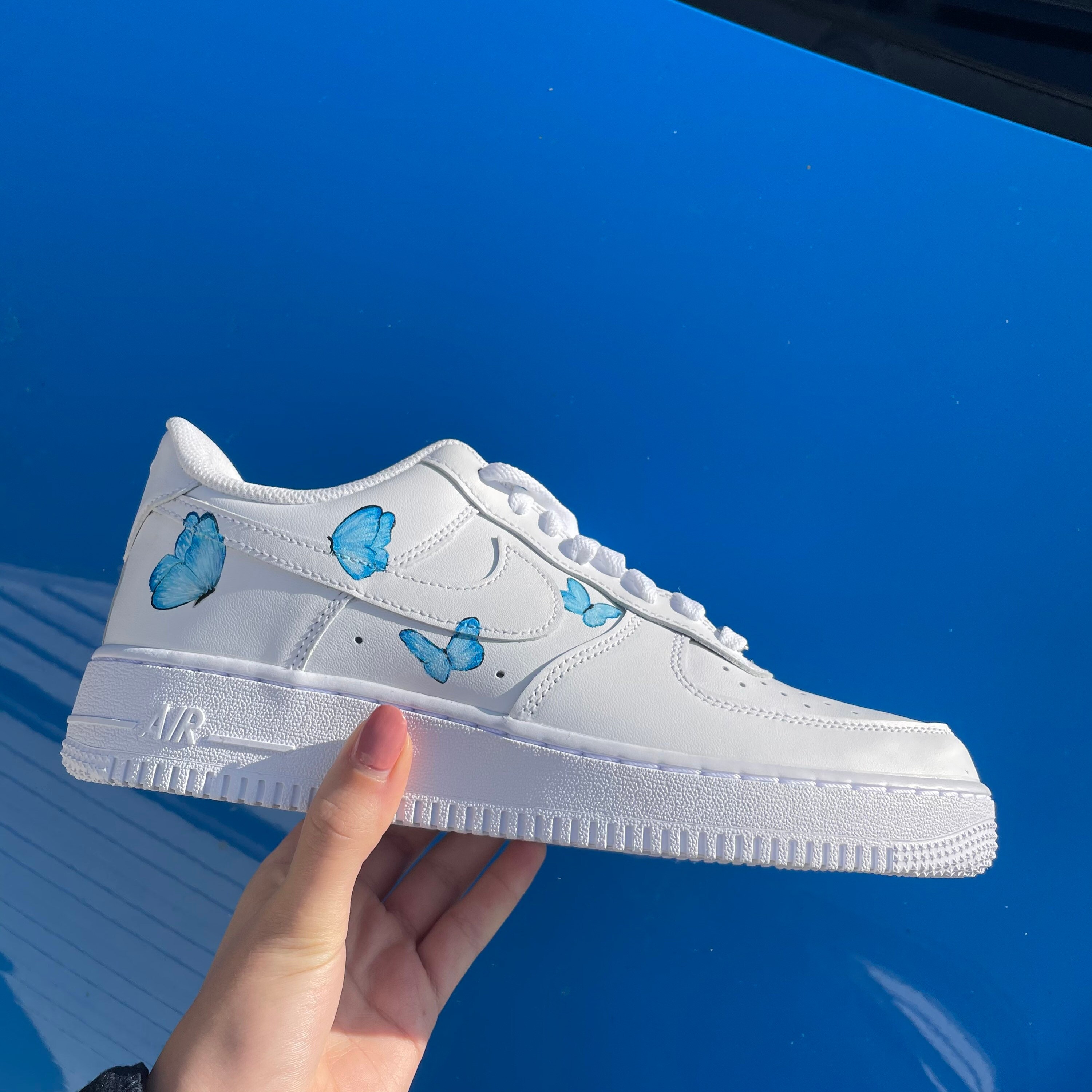 Butterfly Custom Air Force ones Etsy