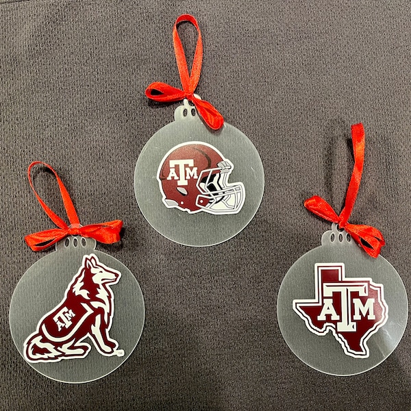 Texas A&m Christmas Ornaments 