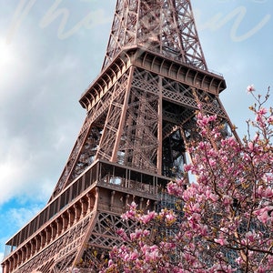 Printemps à Paris Photography Print, Eiffel Tower Photo, Fine Art Print, Paris Wall Decor, Gallery Wall Art, Paris Photo Print, Magnolia Paris