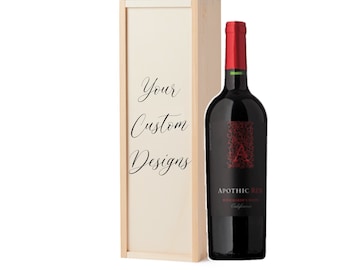 Personalized Wine Box | Wedding Wine Box | Valentines Gift | Wine Ceremony