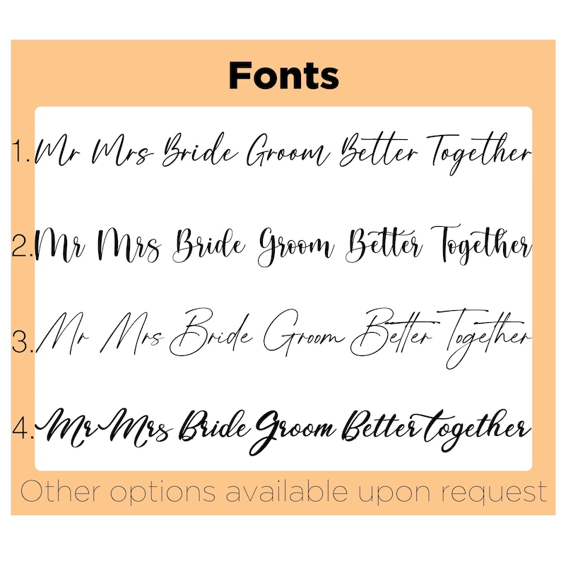 Wedding Chair Backers Mr & Mrs Wedding Decor Bridal Wooden Bride and Groom Reserved Seating Chair Sign image 3