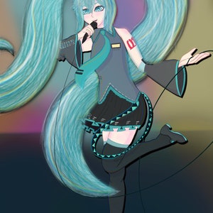 Hatsune Miku print