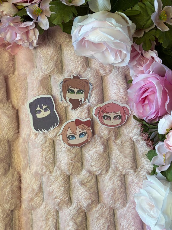 Doki Doki Literature Club DDLC Stickers - Etsy