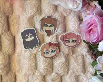 Doki Doki Literature Club DDLC Stickers - Etsy