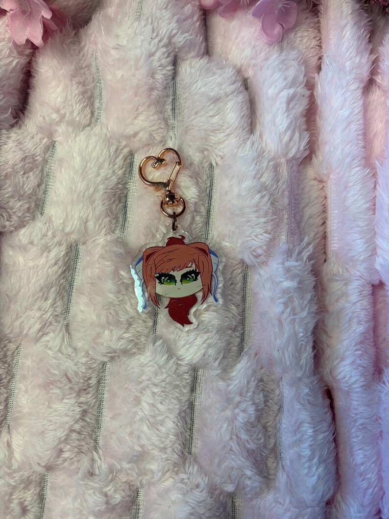 Monika DDLC Double Sided Keychain - Etsy