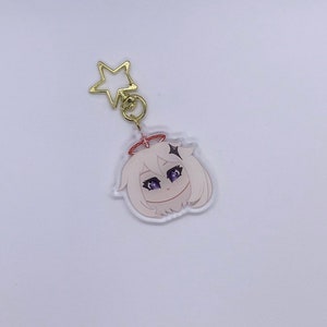 Paimon double sided keychain
