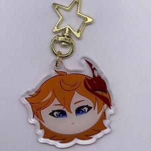 Tartaglia double sided keychain