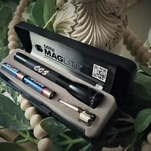 Personalized Laser Engraved Maglite Gift Set – Classic or LED – A Practical Keepsake for the Hands-On Person