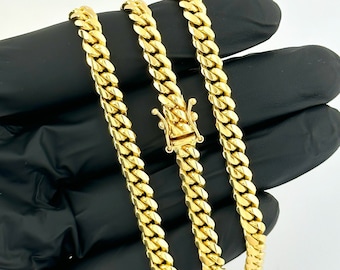 【Miami Cuban Curb Link】【18K刻印あり】【喜平】匿名配送 Miami Cuban Curb Link】【18K刻印あり】【喜平】匿名配送