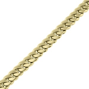 Solid 18k Gold Miami Cuban Link Chain 
