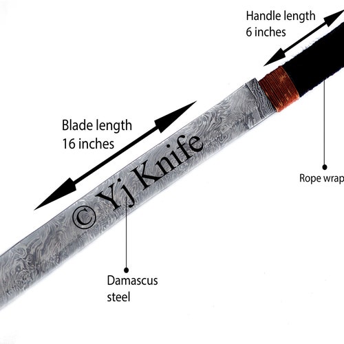 Custom Hand Forged, Damascus Steel Machete 22 inches, Viking Machete, Machete Battle Ready, shops With Leather Sheath, Gift For Him