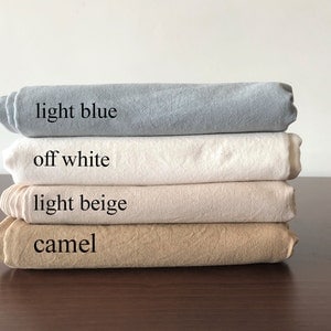 Linen Tablecloth Various Colours , Square , Rectangular , Organic Natural Large Small Linen Tablecloth , Camel , Light Blue , White , Beige image 1