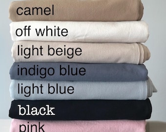 Linen Curtain Various Colours , Organic Natural Linen Rod Pocket Linen Curtain , Camel , Off White , Beige , Black , Pink Linen Curtain