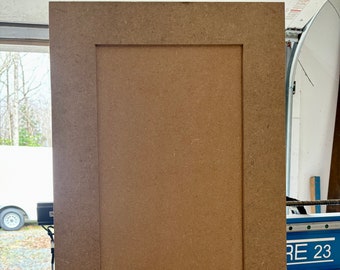 Custom MDF Shaker Doors/ Raised Panel/ Custom Style/ Any Size/ CNC Doors/ 1 Piece Doors/Replacement Cabinet Door