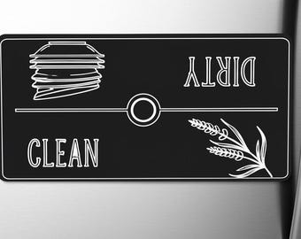Modern Farmhouse Dishwasher Magnet - Simple Kitchen Organization