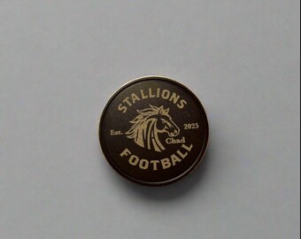 Custom Engraved Anodized Aluminum Coin: Personalized Keepsake (40mm)