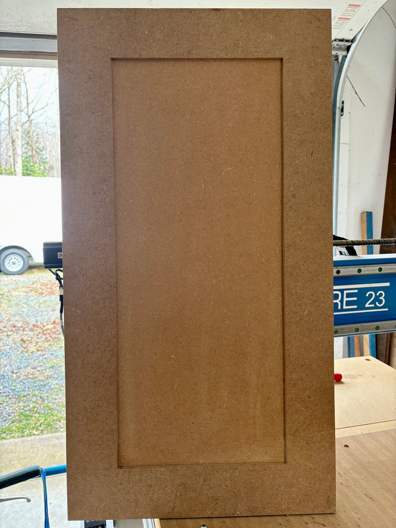 Custom MDF Shaker Doors/ Raised Panel/ Custom Style/ Any Size/ CNC