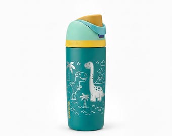 Custom Engraved 16oz Owala Kids FreeSip Water Bottle